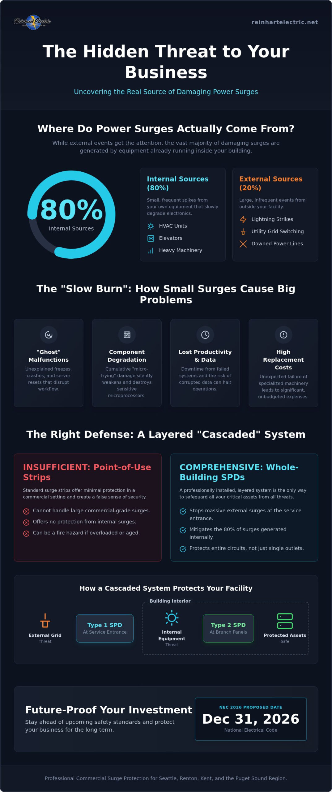 Commercial Surge Protection Seattle: Safeguarding Your Business Assets